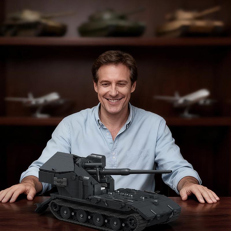 MOC WWII German WT E-100 Tank DIY Building Blocks 2036PCS Heavy Panzer Bricks Model Collection Construction Toy Adult Men Gift