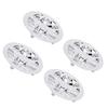 4 Pcs 8 Inch Golf Cart Hub Caps Chrome Plated Wheel Covers Rim Protector for EZ?GO Golf Cart