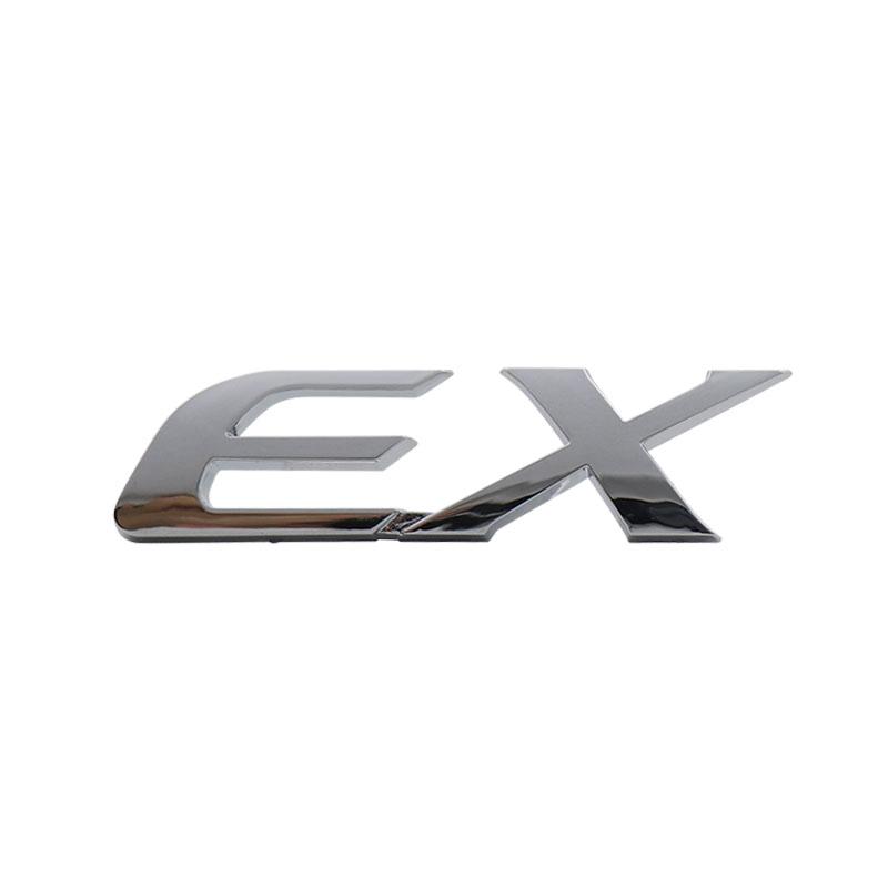 3D Premium EX E X for Japan Japanese SUV Off Road car Engine Hood Fender trunk Tail Rear Decal Emblem Badge Sticker