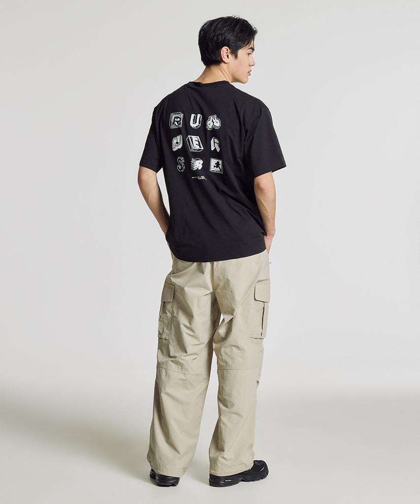 Nyuballanseu Nbneg25423 / Uni Rc Frozen Pictogram Short Sleeve T-Shirt (Black)
