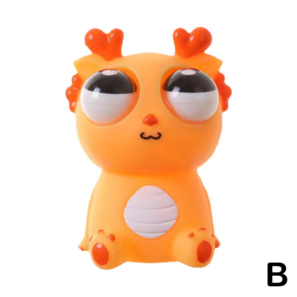 Creative Explosive Eye Dragon Dinosaur Decompression Toy Squeezing Joy Squeezing Staring Eye Funny Release Animal Sensory Toys