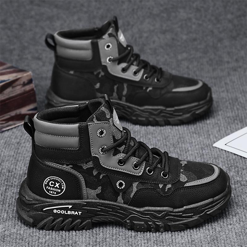 Martin boots men's autumn new outdoor leisure site work labor insurance shoes sports mountaineering tooling desert boots