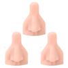 Nose Model Soft Flexible Reusable Simulation 3PCS 3D Silicone Nose Model for Practice Teaching Silicone Prosthetic Nose