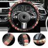 Housse de volant de voiture élastique antidérapante universelle - Design style national respirant Accessoire automobile