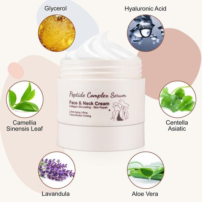 Facial Cream Anti-Wrinkles Anti-Aging Skin Cream Moisturizing and Nourishing Face Cream for Long Term Use