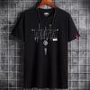 Manga Oversize Men Loose Tee Tops Fashion Goth 3D Print Men's Short Sleeve T-shirt Summer New Male Casual Tshirt