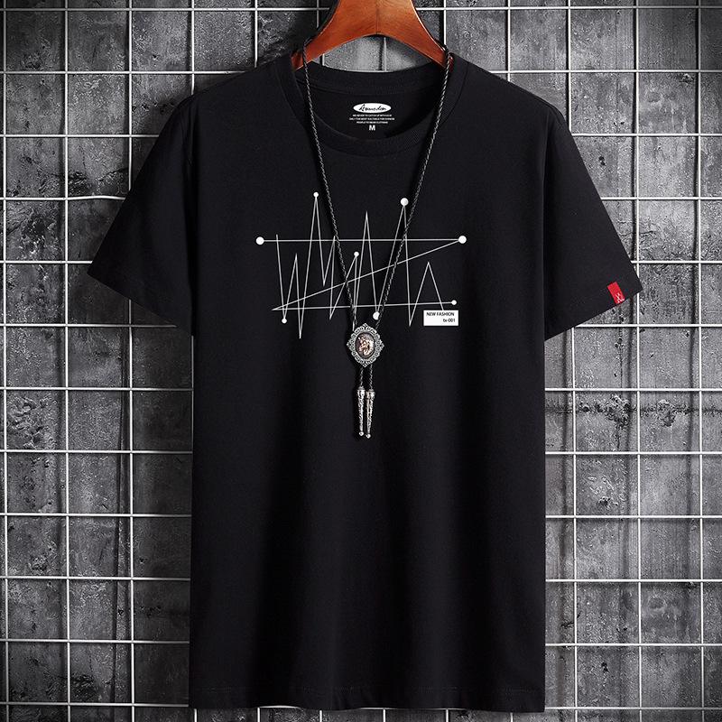 Manga Oversize Men Loose Tee Tops Fashion Goth 3D Print Men's Short Sleeve T-shirt Summer New Male Casual Tshirt