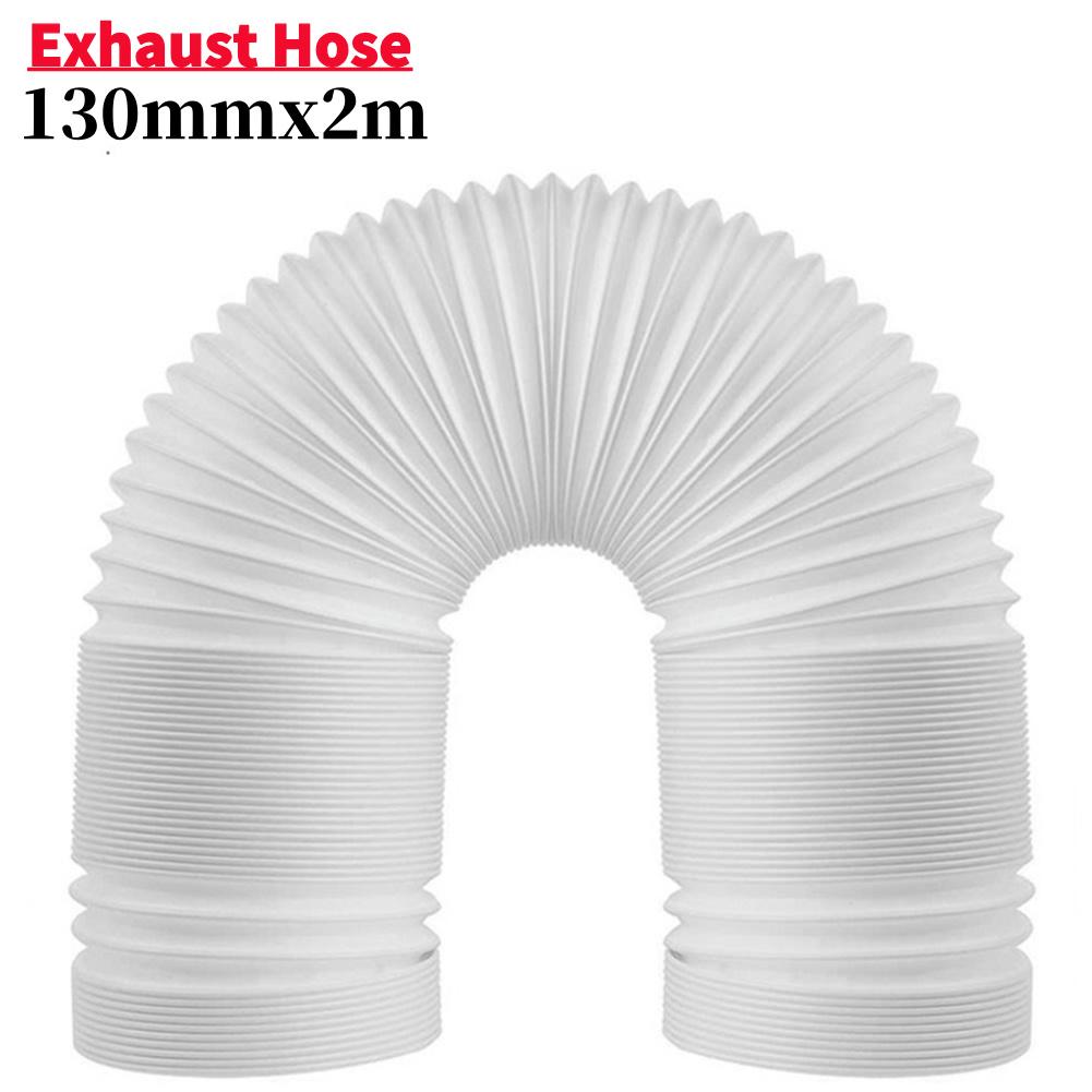 130/150mm Universellt Kanalförlängningsrör Extra Långt Luftkonditioneringsrör Kanalförlängning Avgasrör För Mobil Luftkonditionering