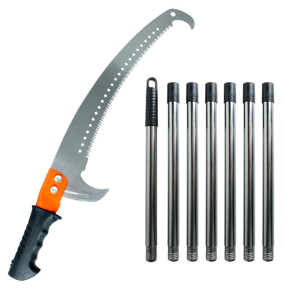 Telescopic Pole Saw Detachable Hand Saw, Manual High Altitude Tree Pruner, Extendable Long Reach Saw For Fruit Tree Branch