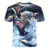 New Summer Men's 3D Digital Printed Short-Sleeve T-Shirt