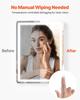 LED Bathroom Mirror 3 Colors Anti-fog Wall Mounted Vanity Mirror 60 x 80cm