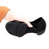 Latin Dance Shoes Female Adult Soft-soled Teacher Shoes Autumn Oxford Cloth Mesh Men and Women Dancing Shoes