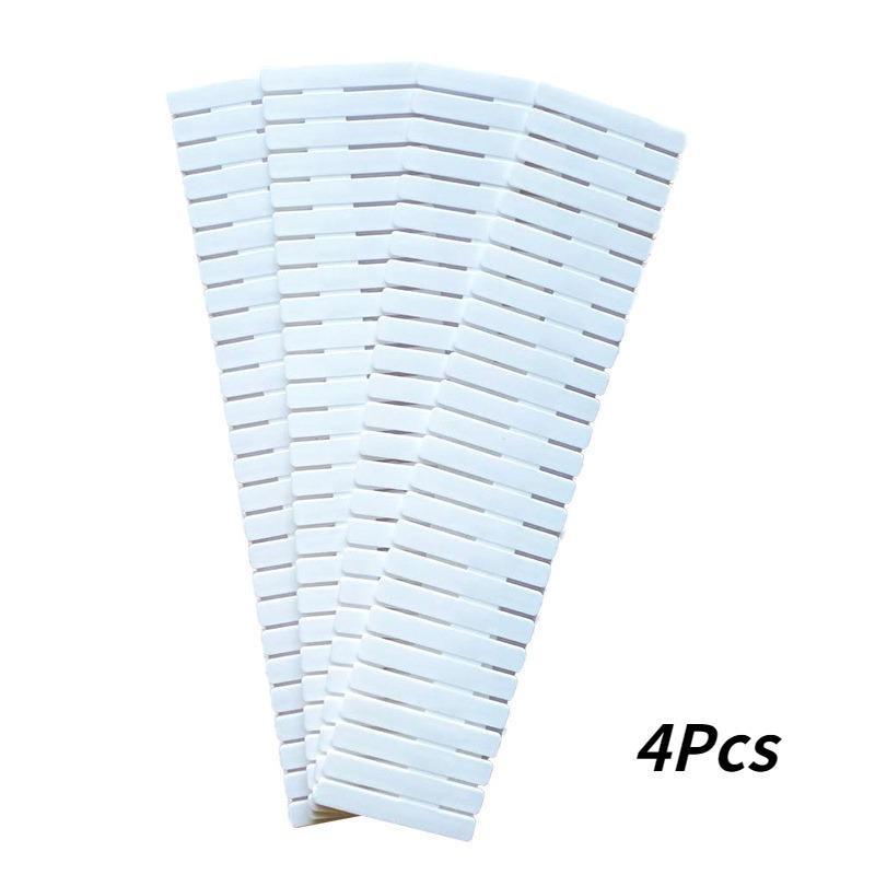 4Pcs Drawer divider free combination classification partition plastic underwear lattice drawer storage sorting lattice