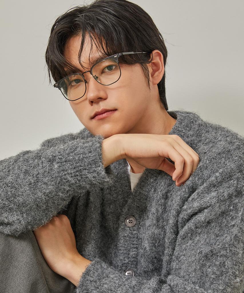 Leunehauwin December Gray Dr1210B Titanium Glasses