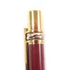 Great Cartier Ballpoint Pen Must De Cartier Logo Twist Style Bordeaux Gold Mens Used