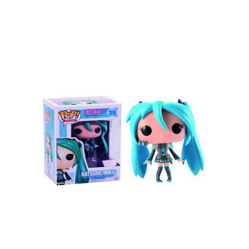 

Хатсунэ Игрушечная Мику Модели Кукла Виртуальные Персонажи Украшение Фигурка синий