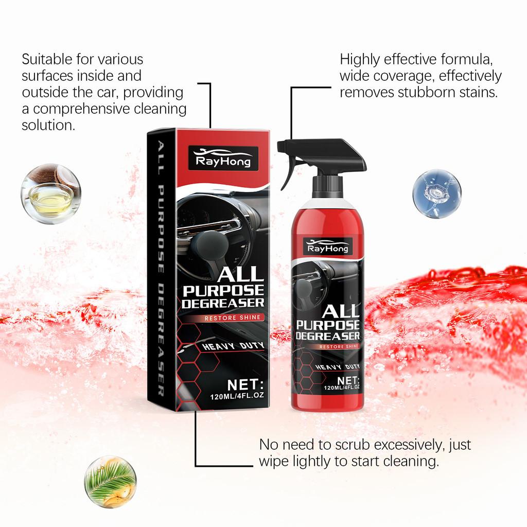 Rayhong Multifunctional Car Cleaner Powerful Stain Remover For Seats Steering Wheels And Exteriors