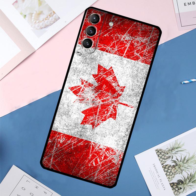 Canada Canadian Flag Case For Samsung Galaxy S24 Ultra S21 S22 S23 S25 Ultra S9 S10 Plus S20 FE S25 FE Back Cover