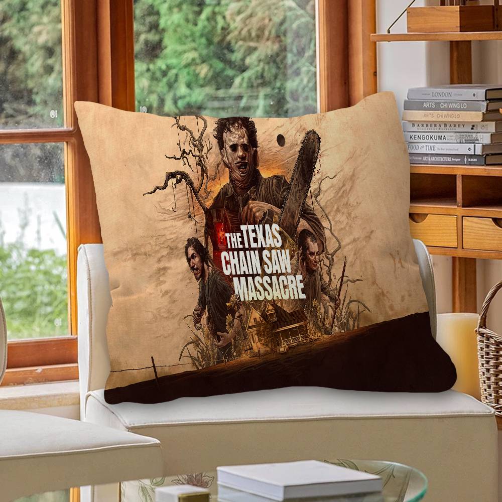 Game The Texas C-Chain Saw M-Massacre Personalized picture text home decorative pillows Household Gifts 45x45cm