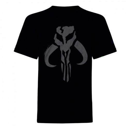 Star Wars: The Mandalorian Unisex Adult Distressed T-Shirt