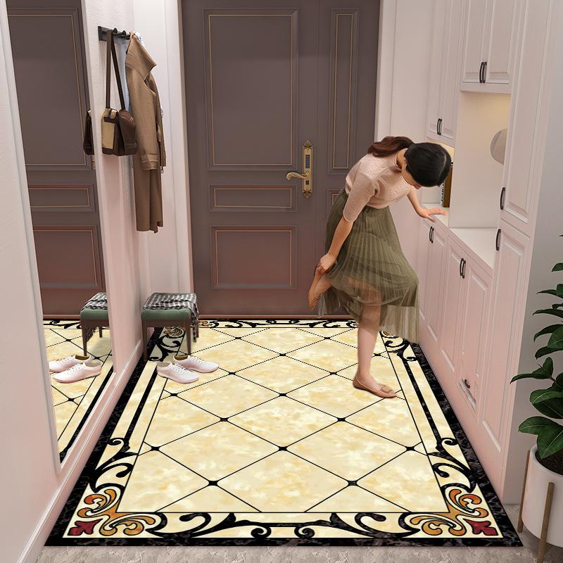 New Chinese Style Marble Entrance Door Mat Dirt Resistant Door Mats Anti Slip Foot Mats for Household Use