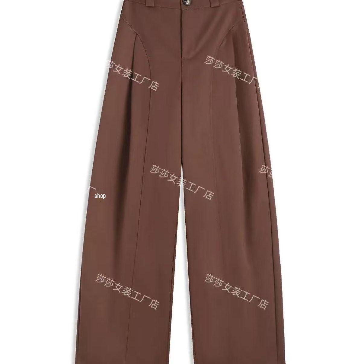 

Трендові карго штани з широкими штанинами та високою посадкою - Створюють стрункий силует, повсякденні, вільного крою для весни та осені M