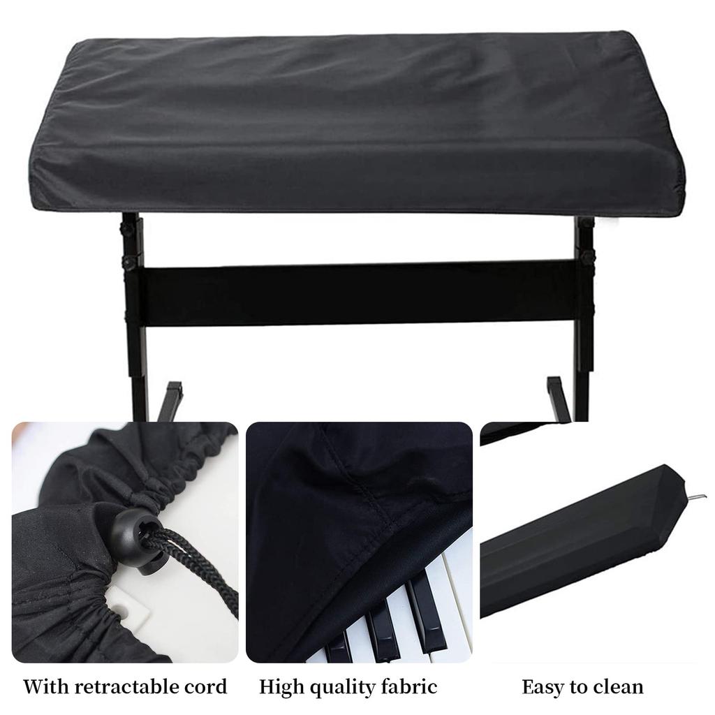 Electronic Piano Keyboard Key Keyboard Piano Black Cover, Cover, Cover, Protection, Protection, Dustproof, 61/88 Keys, Yamaha, Casio, (88 Keys)