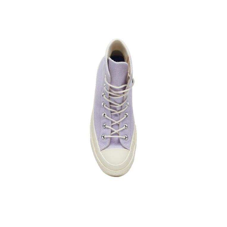 Converse Chuck Taylor All Star 70 Hi Retro Stripe Oxygen Purple Unisex Sneaker Egret 163365C
