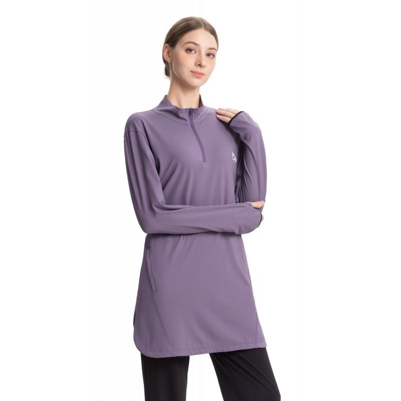 Womens Quick-Dry Long Sleeve Athletic Top