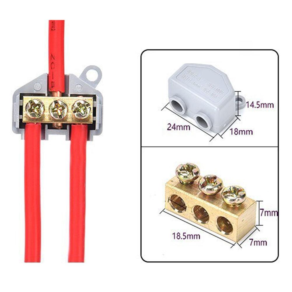 Brass Conductor Power Splitter Equipment Installation Cable Size 1-6mm Efficient Installation Long-lasting Performance