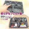 AllBright Drawer Drawer Storage Desk Small Item Set of 8 Organizer, Divider, Organizer, Tray, Cute, (Dark Gray)
