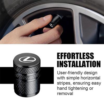 For ES300 RX330 RX300 GS300 IS250 CT200h IS300 NX RX LX GX Car Wheel Tire Valve Caps Tyre Stem Covers Airdust Waterproof