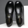 Men's Shoes Casual Leather Shoes Men Oxfords Fashion Brand Tooling Man Business Comfortable Design Lace up Black Dress Footwear