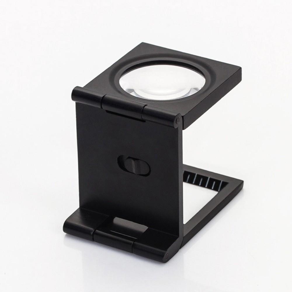 LED Lights Folding Magnifier Glass Lens LED Light Magnifier Linen Tester  Cloth Inspection