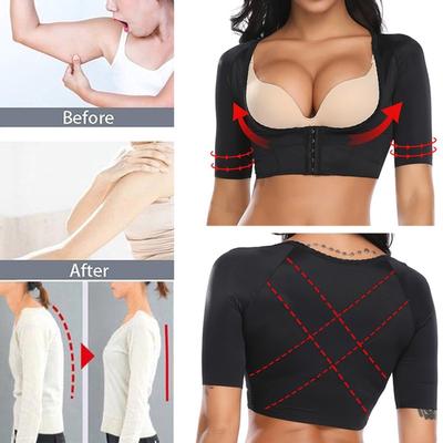 Women's Upper Arm Shaper Post Surgical Slimmer Vest Compression Arm Sleeves Humpback Corrector Tops