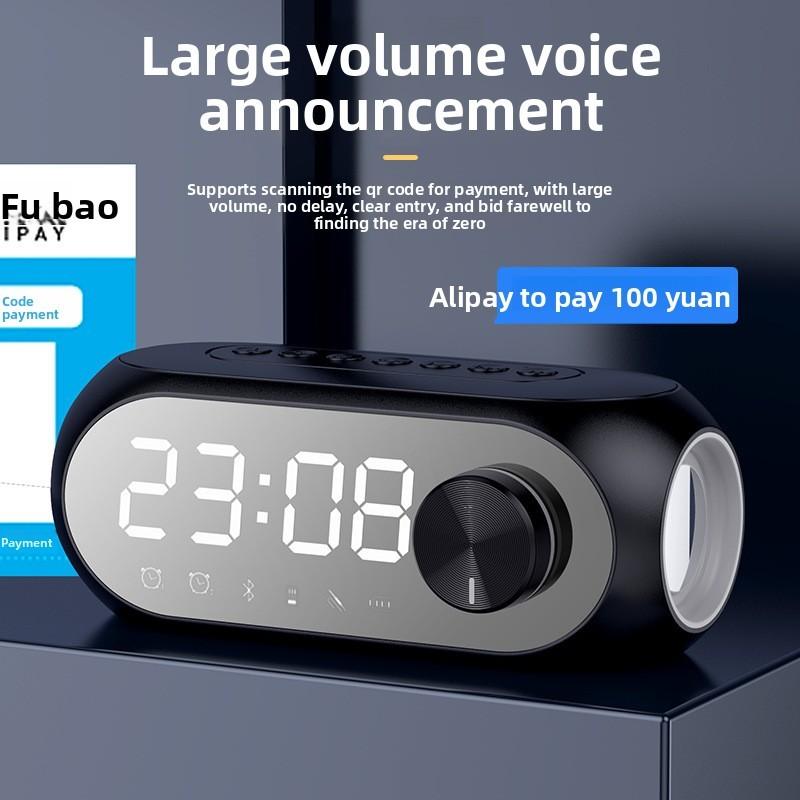 Clock Alarm Bluetooth Radio Dimmer Nap Timer With Color Night Light For Bedroom
