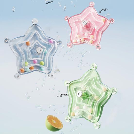 Parrot Spinner Toy Plastic Rotating Wheel Birds Chew Toy Star Shaped Spinning