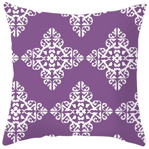 Ethnic Style Four-color Geometric Pillow Cover Car Sofa Pillow Cushion Cover