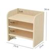 Modern Office Desk Organizer Multilayer Document Holder Bookshelf Storage Rack Workspace Paper Tray Station