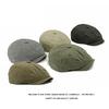Four Seasons Cotton Cap Men British Vintage Octagonal Cap Solid Color Newsboy Cap