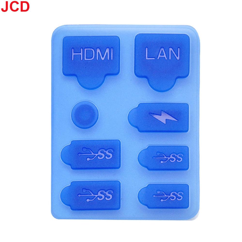 JCD 1set Dust plug Prevent Protective Cover Silicone Case Anti-dust USB Ports Dustproof Kit For PS5 Slim Console
