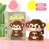 Animal Cat Bricks Constructor Set Micro Building Blocks Children Toy Adult Particle Building Block Dog Mini Toys Home Decoration