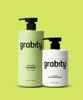 Grabity Hair Lifting Shampoo Extra Strong 475ml+water Treatment 270ml + Mini Market Bag