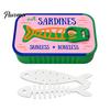 Plastic Jewelry Case Sardine Can Storage Box, Portable Anti-tangle Travel Case, Lightweight Retro Organizer for Necklaces And Earrings