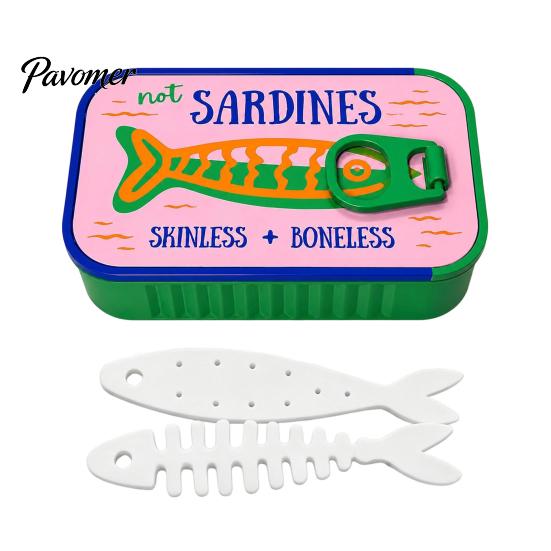 Plastic Jewelry Case Sardine Can Storage Box, Portable Anti-tangle Travel Case, Lightweight Retro Organizer for Necklaces And Earrings