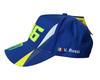 Off-Road Parkour Tricycle Racing Cap - Features two vertical stripes, numbers below, paw and English V on the sides.