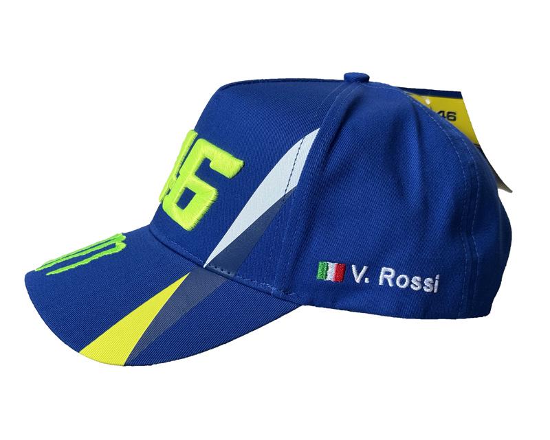 Off-Road Parkour Tricycle Racing Cap - Features two vertical stripes, numbers below, paw and English V on the sides.