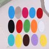 100Pcs Oval Felt Fabric Patches Non-Woven Sewing Base Pads For Diy Plush Hairpin Bb Hair Clips Making Accessories