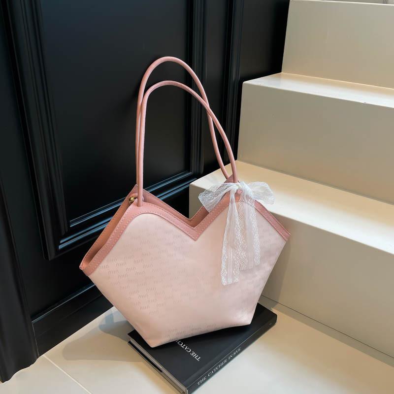 Casual Bag Women's 2025 Autumn New Texture Foreign Style Large Capacity Tote Bag Korean Version Fashionable Simple Shoulder Bag