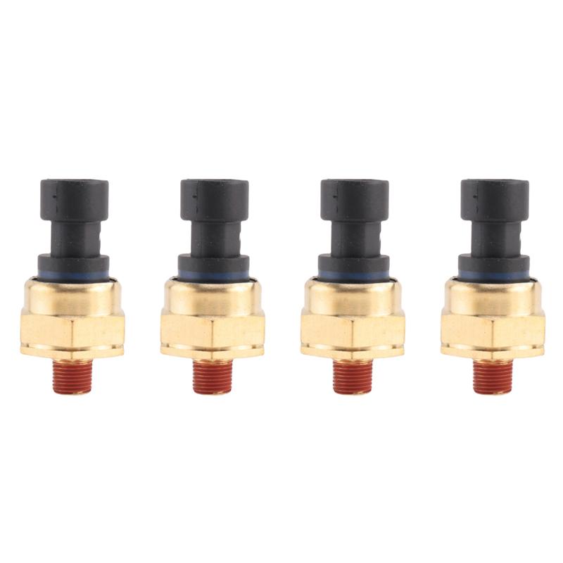 4X 8M6000623 8818793 Water Pressure Sensor Switch Sender For Mercury Quicksilver Mercruiser Mariner Black  gold